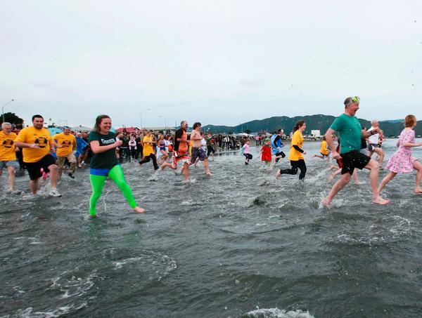 The annual Polar Plunge